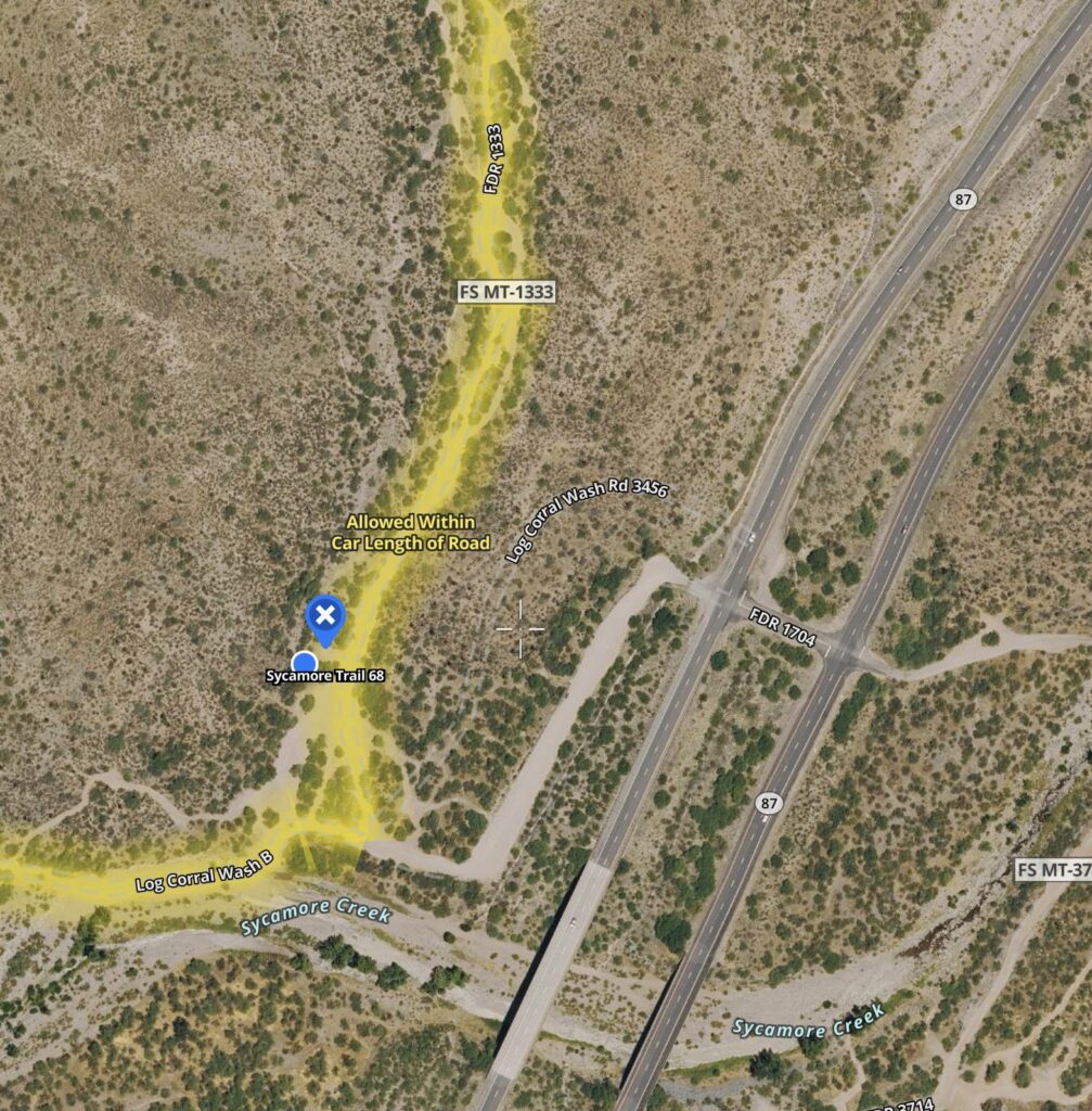 Sycamore Trail 68 Boondocking